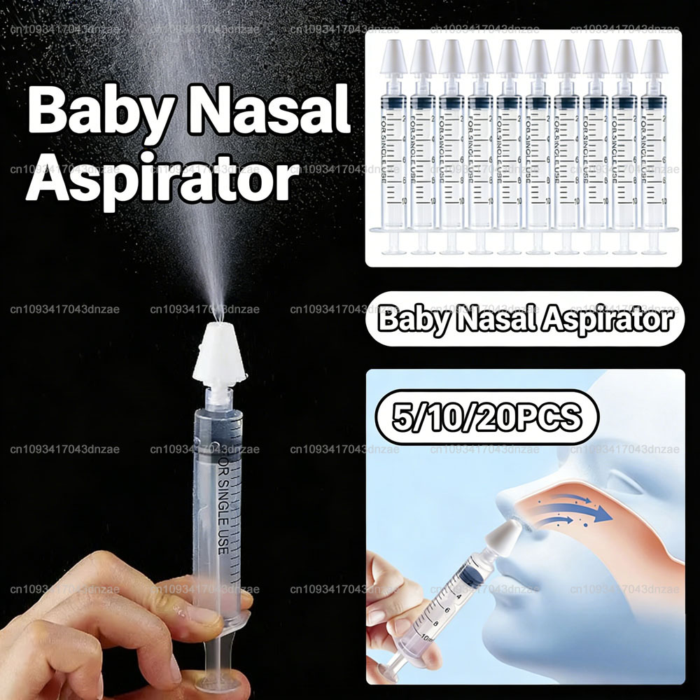 Baby Nose Cleaner - Nasensauger mit Nadelrohr für Babys, Nasenspüler