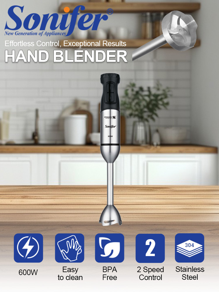 Baby Food Maker Blender - Stabmixer Sonifer SF-8181 600W 15000RPM 2