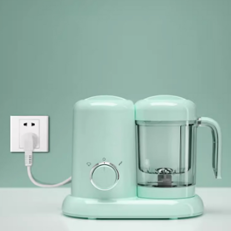 Baby Food Maker Blender - 220V Multifunktionaler Elektrischer Babynahrungszubereiter Edelstahl-Dampfgarer Mixer