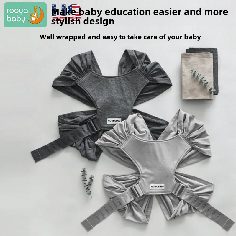Ergonomic Baby Carrier - Verstellbare X-förmige, weiche, ergonomische Babytrage, atmungsaktive