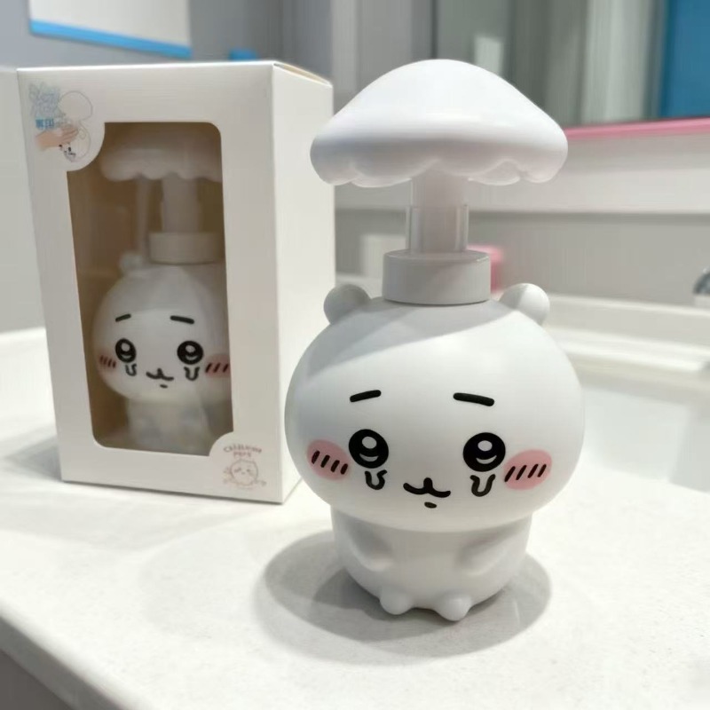Baby Bottle Sterilizer - Cartoon Chiikawa Pilzkopf Händedesinfektionsmittel-Spenderflasche, niedliche Waschbecken-Dekoration,