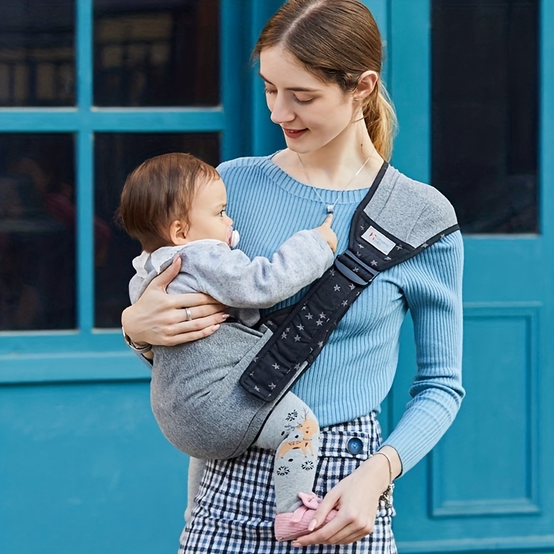 Ergonomic Baby Carrier - Tragbare Babytrage Rucksack Einschultergurt Verstellbare Baumwolle