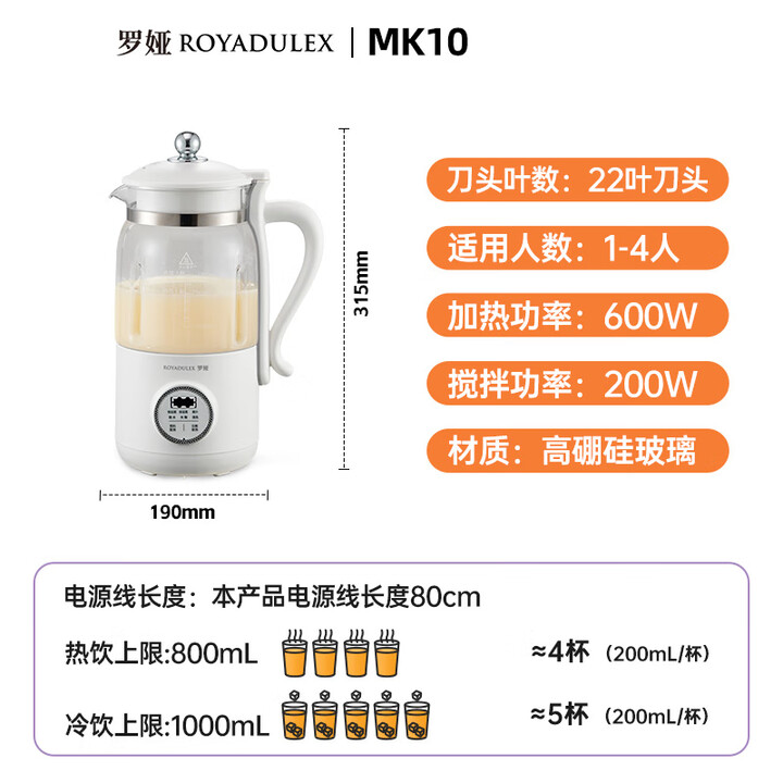 Sojamilchbereiter, Hochgeschwi – Baby Food Maker Blender Bewertung und Preis